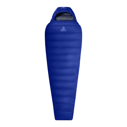 Domex Trailblazer 500 XT 3-season down bag - blue | Ships Within New Zealand
