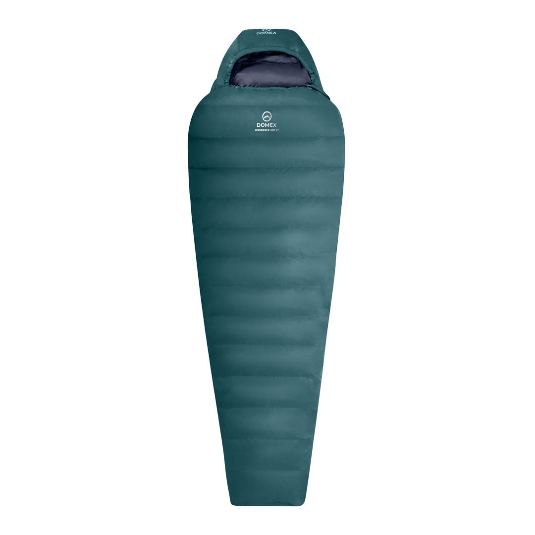 Domex Wanderer 300 - 2-season down bag - Teal | Ships Within New Zealand