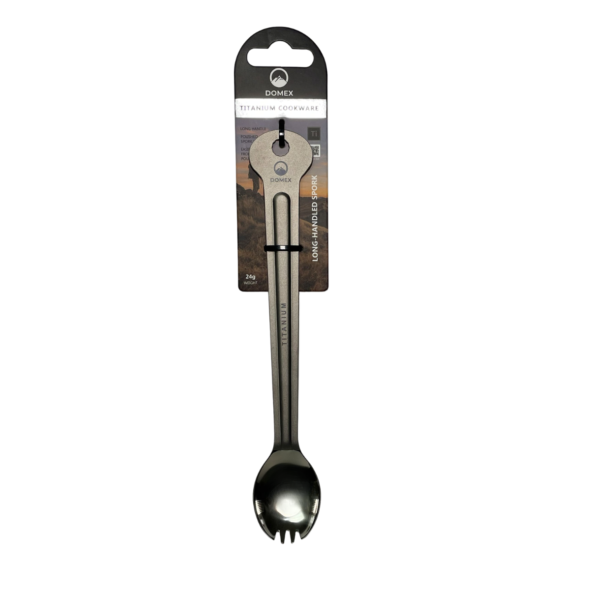 Titanium Long-Handled Spork