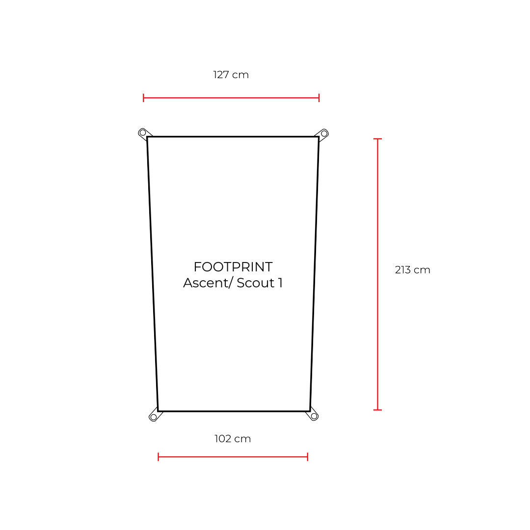 Footprint for Ascent/Scout 1